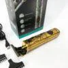 VGR V-097 Машинка для стрижки волосся і бороди Золота 120 хвилин автономної роботи 4 насадки