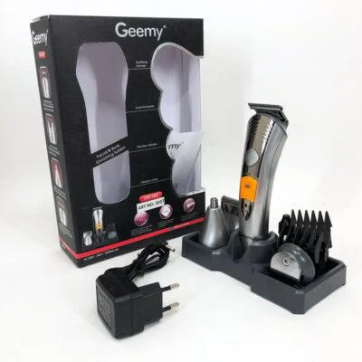 Pro Gemei GM-580 Набір для стрижки 7в1 з тримером для гоління бороди, носа та вух