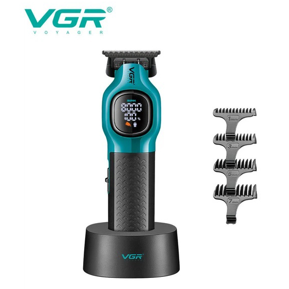 Тример VGR V-886T BLUE 8000RPM — професійна машинка для швидкої стрижки