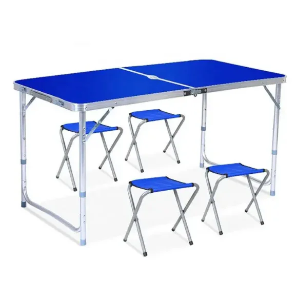 zont-v-podarok-raskladnoy-stol-dlya-piknika-v-chemodane-folding-table-120-60-70-sm-4-stula-41985306244141_53431b0077 Стіл Folding Table 120*60*70 для пікніка з 4 стільцями, коричневий, просте складання, великий розмір для 6-8 осіб
