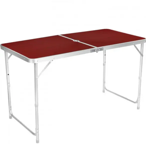 zont-v-podarok-raskladnoy-stol-dlya-piknika-v-chemodane-folding-table-120-60-70-sm-4-stula-79110115447896_09aab9d12e Стіл Folding Table 120*60*70 для пікніка з 4 стільцями, коричневий, просте складання, великий розмір для 6-8 осіб